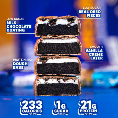 High Protein, Low Sugar Bar - OREO, 12 X 60 G