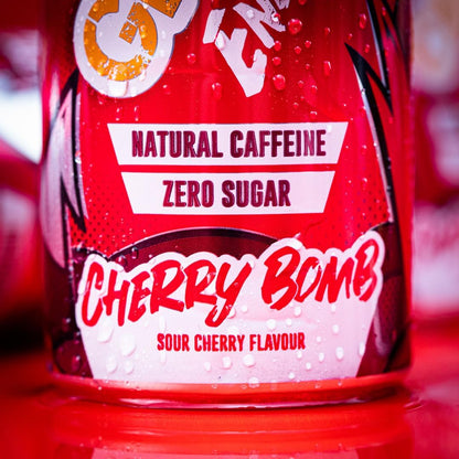 Sugar Free Energy Drink - Cherry Bomb, 330 Ml (Pack of 12)