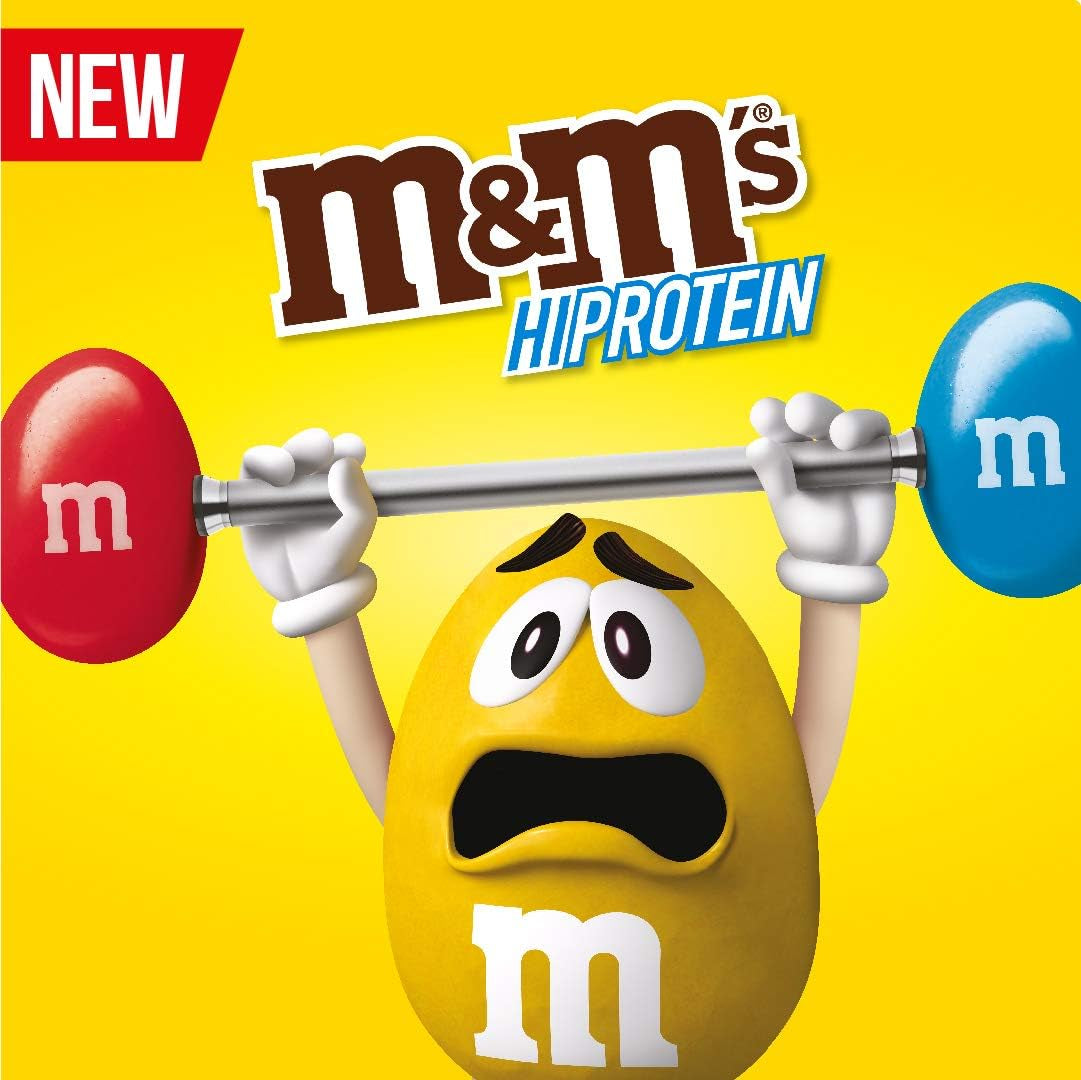 M&M Hi-Protein Bar Peanut 12X51G