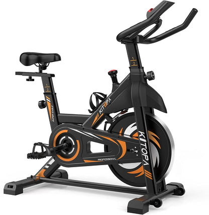 Exercise Bike, Magnetic Resistance Stationary Exercise Bikes for Home Use, Quiet Fitness Cardio Workout Spin Bike for Home Training