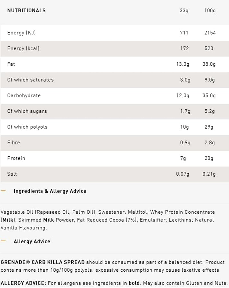 Milk Chocolate Protein Spread, 1 X 360 G Jar