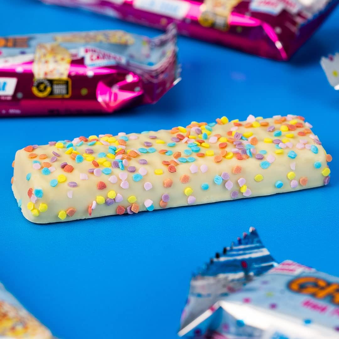 High Protein, Low Sugar Bar - Birthday Cake, 12 X 60 G