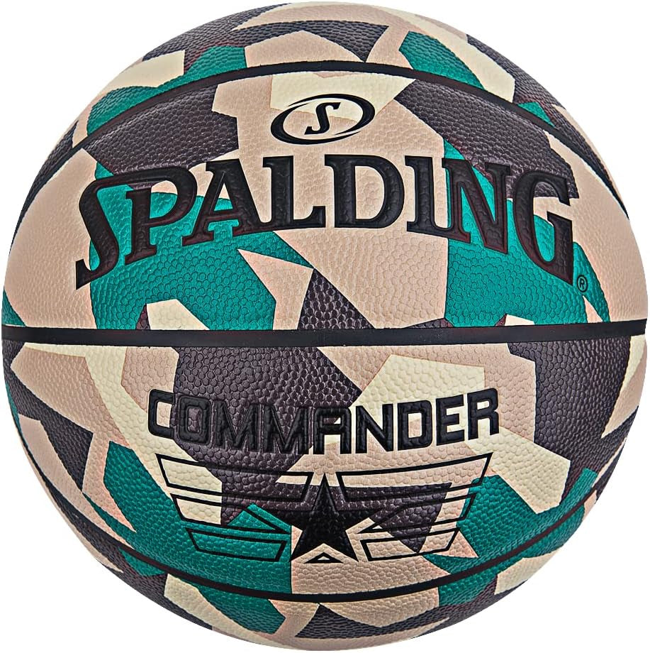 - Commander Series - Poly - Basketball Ball - Size 7 - Basketball - Certified Ball - Material Rubber - Outdoor - Anti-Slip - Excellent Grip - Official Weight and Size