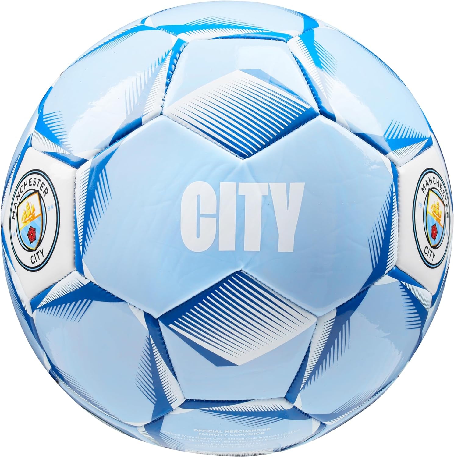 Football Soccer Ball for Adults Teenagers Kids Training Football Size 3, 4 or 5 Man City Merchandise