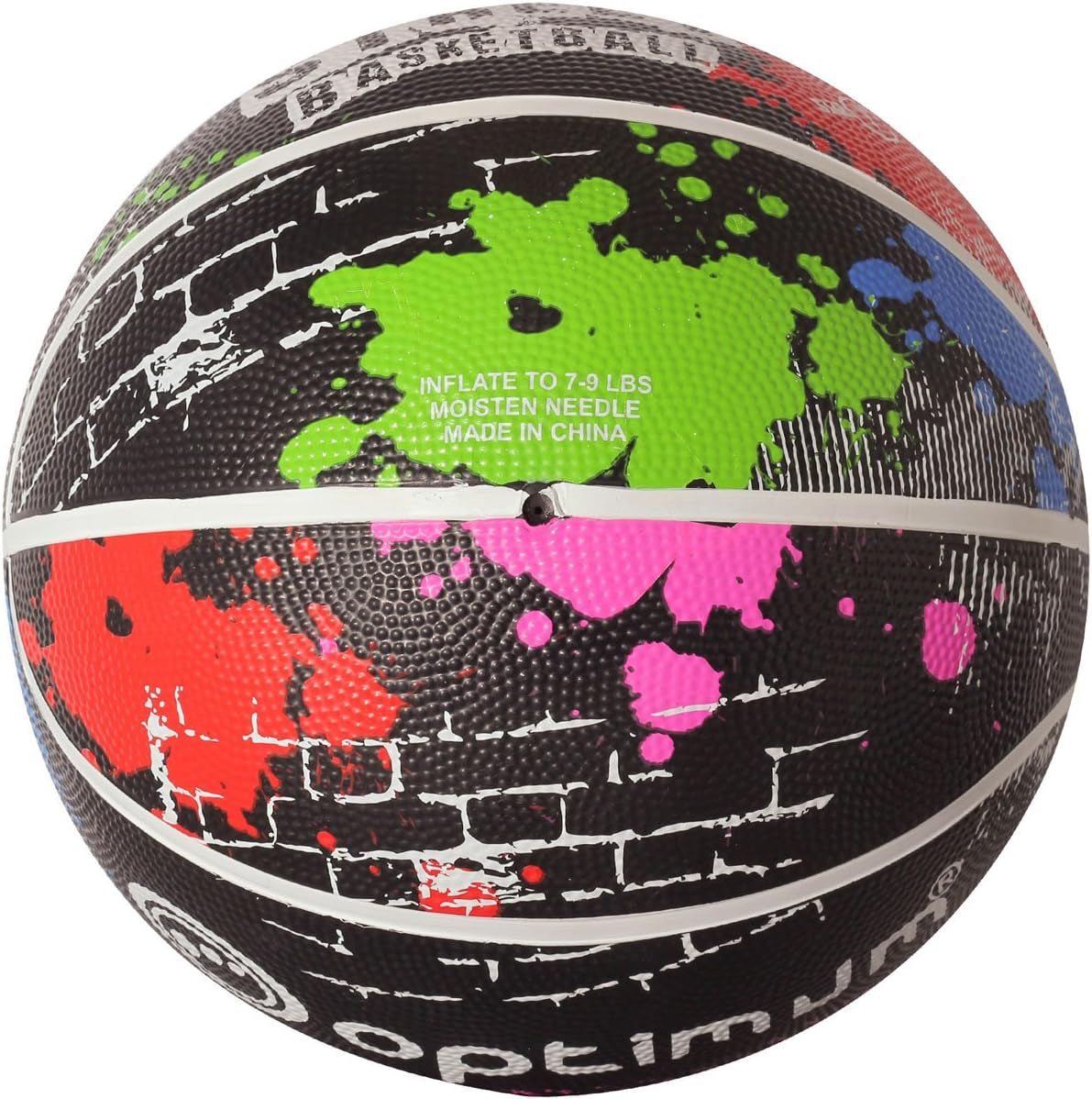 Basketball Balls - Durable Korean Rubber, All-Weather Grip, Regulation Weight, Versatile for Indoor/Outdoor Play, Enhanced Control & Precision for Youth & Adults