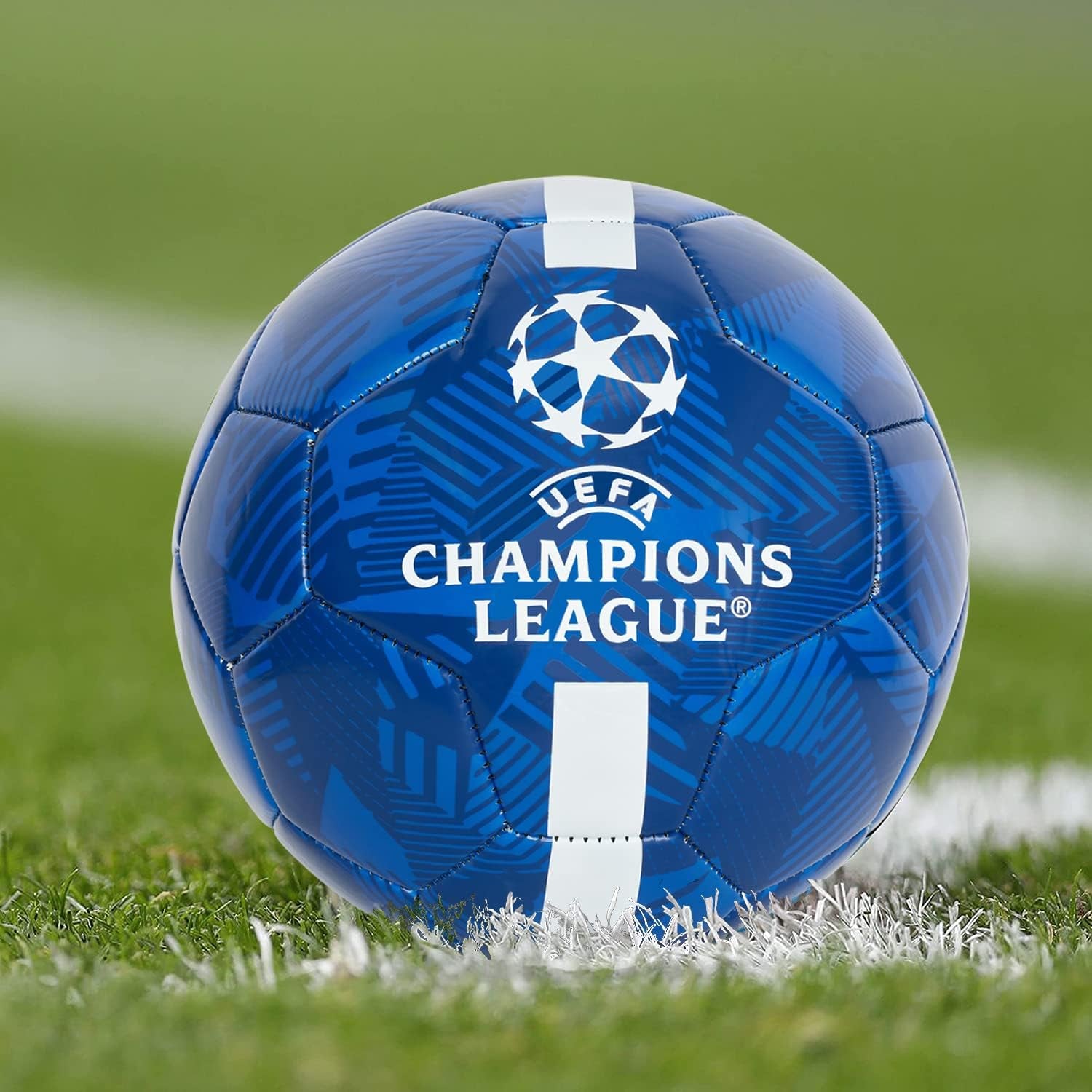 Official UEFA Champions League Size 5 Training Football Merch Merchandise Gift for Boys Men and Footie Mad Fans