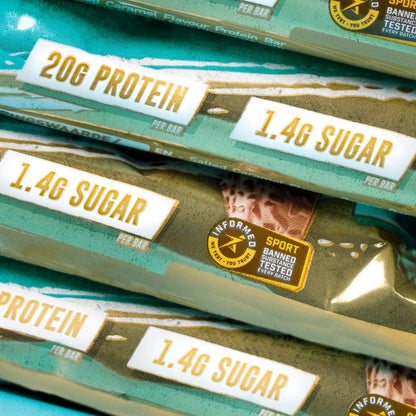 High Protein, Low Sugar Bar - Chocolate Chip Salted Caramel, 12 X 60 G