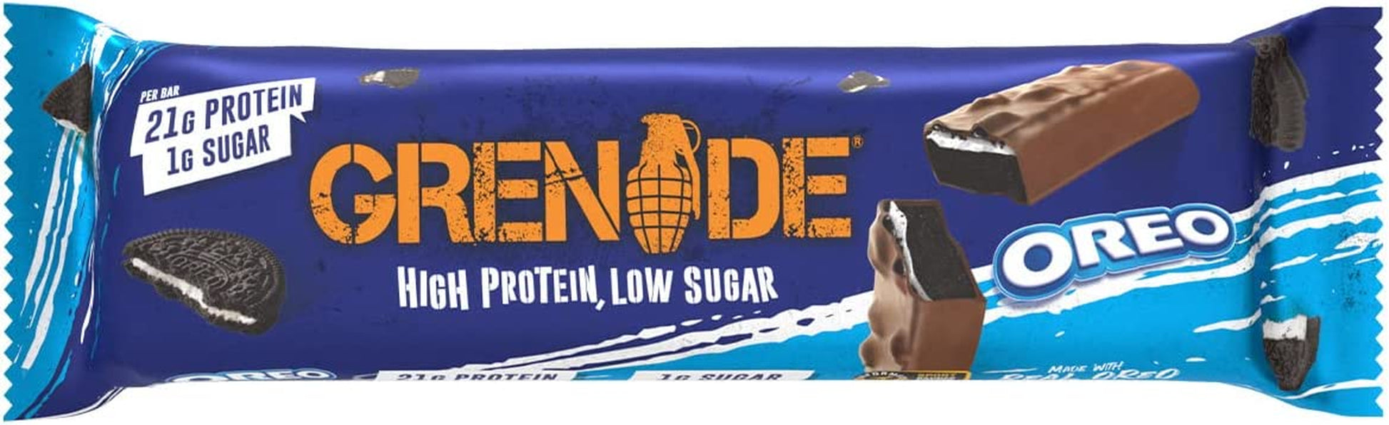 High Protein, Low Sugar Bar - OREO, 12 X 60 G