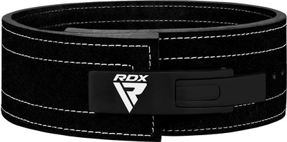 Powerlifting Belt for Weight Lifting, Approved by IPL and USPA, Lever Buckle Gym Training Leather Belt 10Mm Thick 4 Inches Lumbar Back Support Men Women Bodybuilding Deadlifts