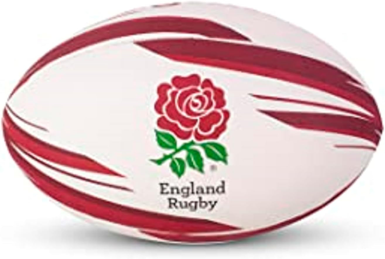 Hy-Pro Officially Lisenced  Ball | Size 5, Red and White, RFU