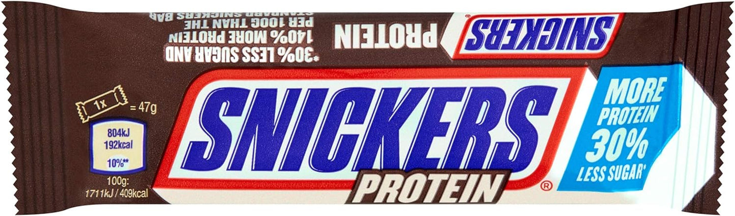 Protein Peanut Butter & Caramel Chocolate Bulk Box, Milk Chocolate Bars Case 18X47G