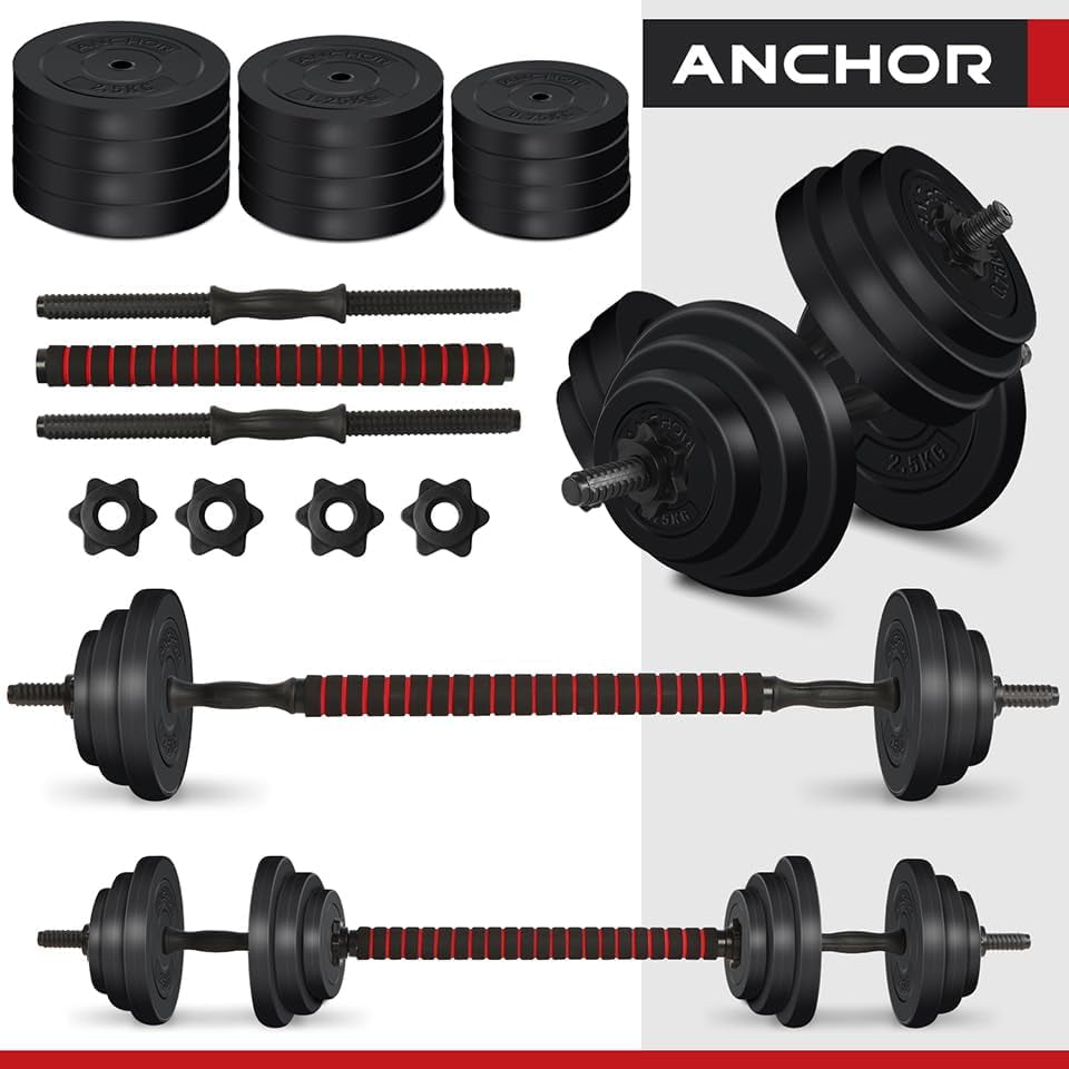 Adjustable Dumbbells Weights Set for Men Women, Dumbbell Hand Weight Barbell Perfect for Bodybuilding Fitness Weight Lifting Training Home Gym Equipment Free Weights