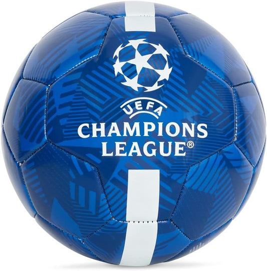 Official UEFA Champions League Size 5 Training Football Merch Merchandise Gift for Boys Men and Footie Mad Fans