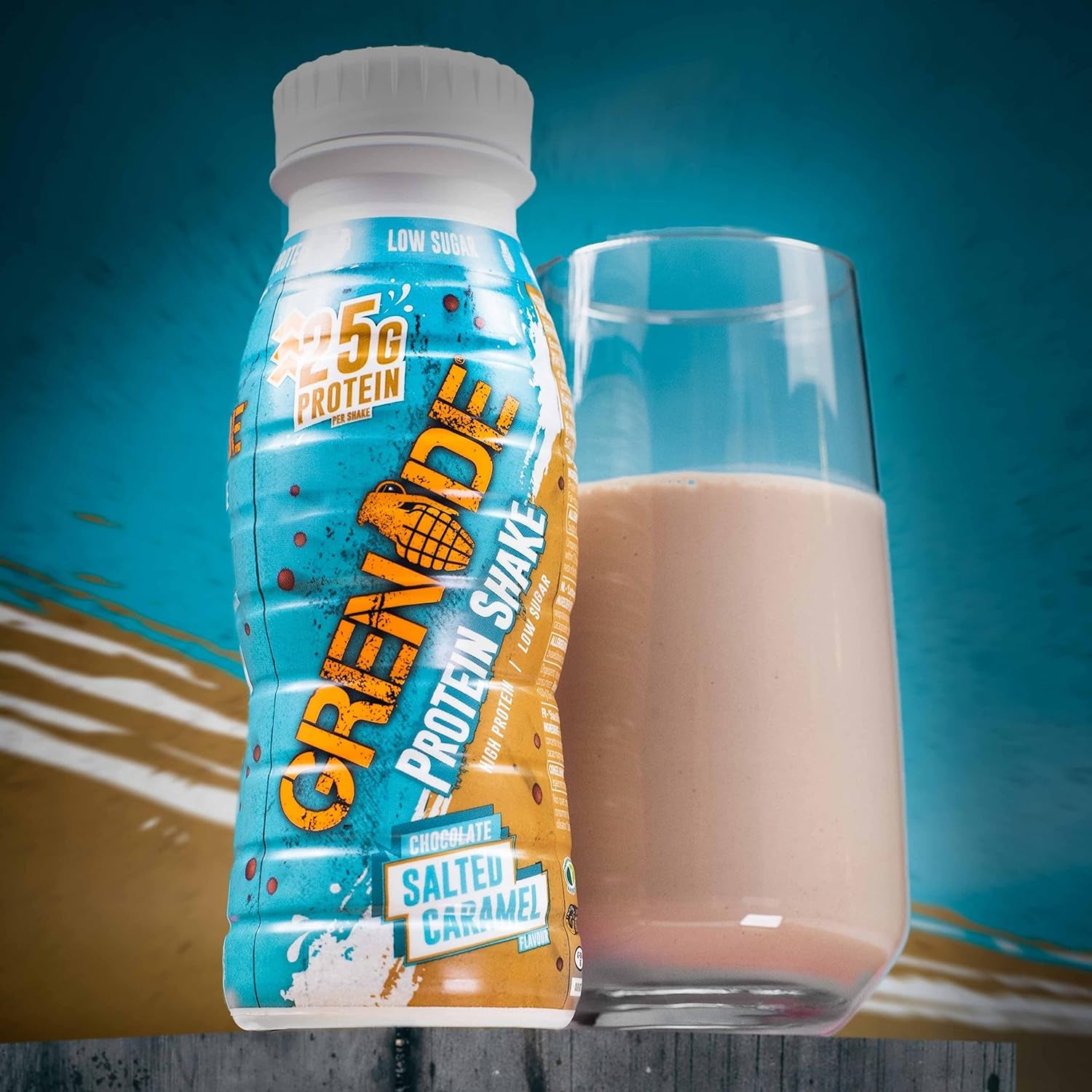 High Protein Shake - Chocolate Salted Caramel, 8 X 330 Ml