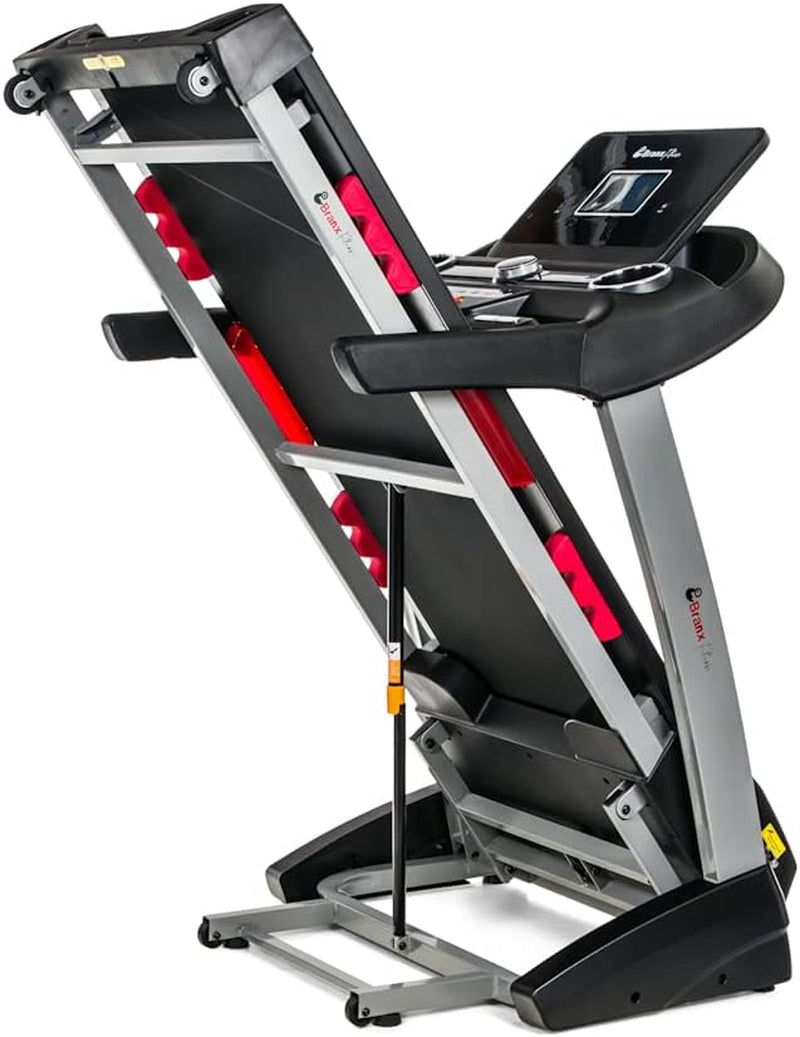 Foldable 'Pro Flex' Semi-Commercial Treadmill - AC Motor 3.75Chp & 7Hp Peak - 180Kg Max User Limit - 22 Level Auto Incline - NEW S600 Shock System