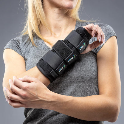Carpal Tunnel Wrist Support Brace with Metal Splint Stabilizer - Helps Relieve Tendinitis Arthritis Carpal Tunnel Pain - Reduces Recovery Time for Men Women - Left (L/XL)